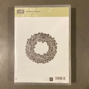 Stampin' Up! Wonderful Wreath Stamp - Retired